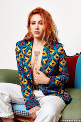 GIACCA MONOPETTO IN TESSUTO WAX