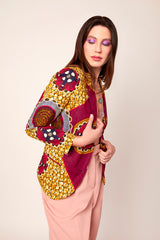 GIACCA MONOPETTO IN TESSUTO WAX