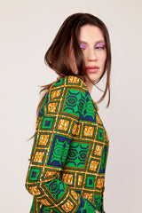 GIACCA MONOPETTO IN TESSUTO WAX