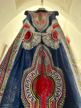 ABITO LUNGO IN TESSUTO DASHIKI