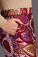 MINIGONNA TRAPUNTATA