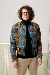 BOMBER IN TESSUTO WAX