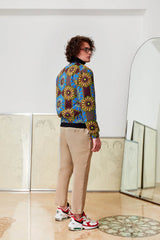 BOMBER IN TESSUTO WAX